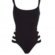 'SOLIDS' ONEPIECE SWIMSUIT IN SIDE CUTOUTS
