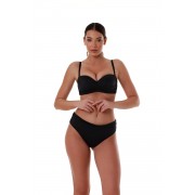 'SOLIDS' BIKINI BOTTOM IN BANDED WAIST