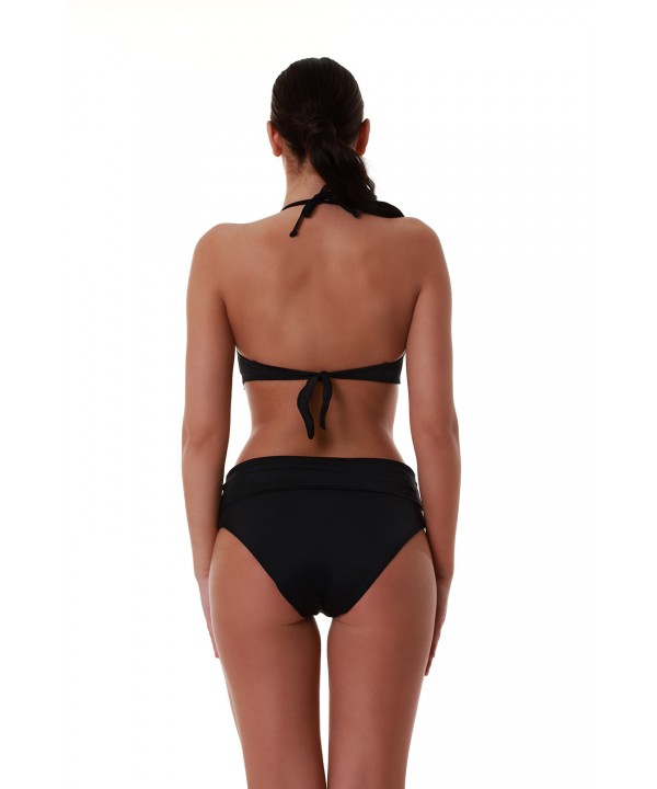 'SOLIDS' BIKINI BOTTOM IN BANDED WAIST