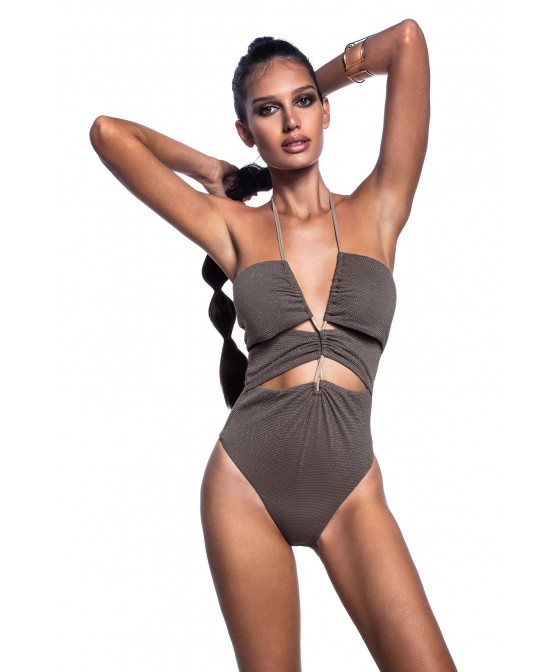 'GLOW UP' ONEPIECE SWIMSUIT IN FRONT CUTOUTS
