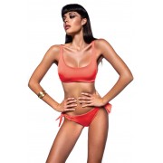 'FASHION SOLIDS' SHINY BRAZILIAN ΜΠΙΚΙΝΙ ΣΛΙΠ ΜΕ ΚΟΡΔΟΝΑΚΙΑ