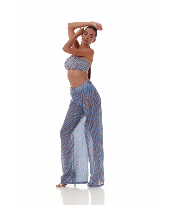 'CANDY RUSH' PRINTED WIDE LEG PANTS