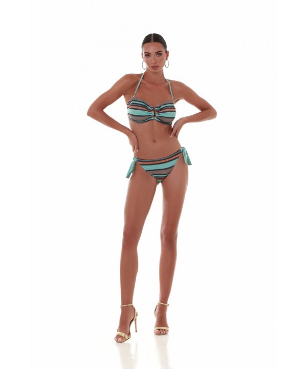 'CANDY STRIPES' ΡΙΓΕ ΜΑΓΙΟ ΜΠΙΚΙΝΙ ΣΛΙΠ