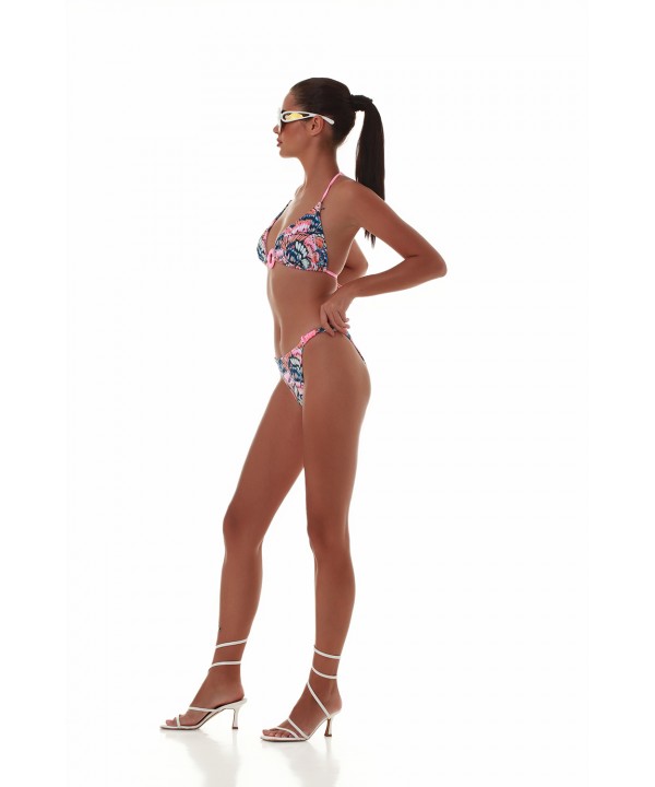 'BUTTERFLY EFFECT' ΤΡΙΓΩΝΙΚΟ ΜΑΓΙΟ ΜΠΙΚΙΝΙ ΤΟΠ ΜΕ ΤΥΠΩΜΑ