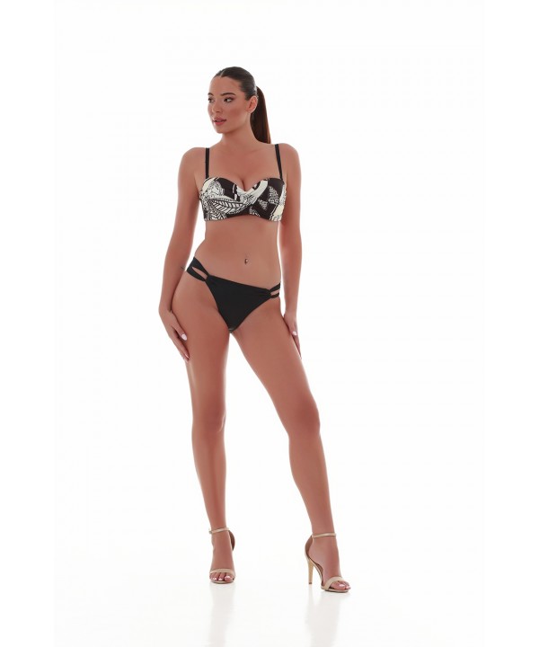 'SOLIDS' CUT-OUTS SWIMWEAR BIKINI SLIP