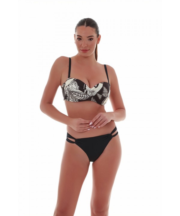 'SOLIDS' CUT-OUTS SWIMWEAR BIKINI SLIP