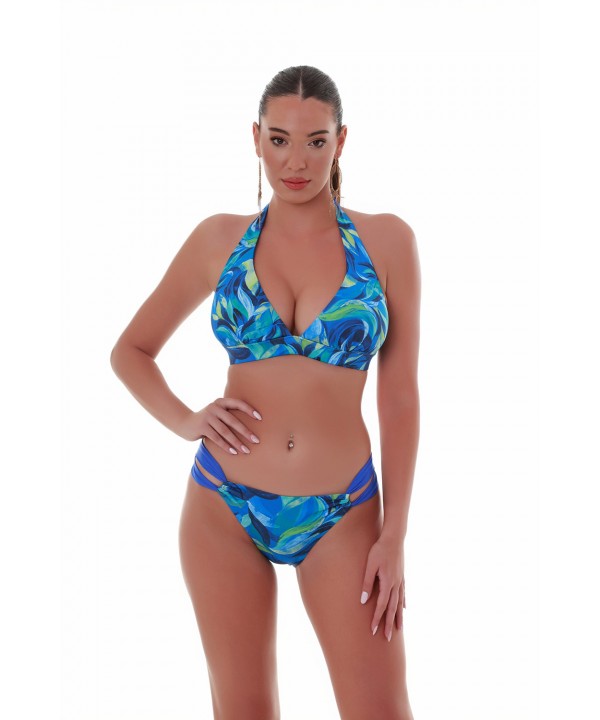 'BLUE LAGOON' HALTER ΜΑΓΙΟ ΜΠΙΚΙΝΙ ΤΟΠ ΣΕ CUP D