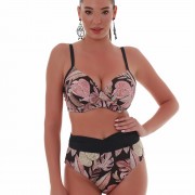 'CHIC CLASSICS' PRINTED HIGH WAISTED BIKINI SLIP