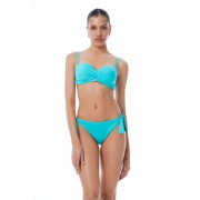 'SOLIDS' STRAPLESS UNDERWIRED BIKINI TOP IN CUP D