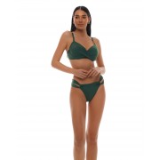 'SOLIDS' UNDERWIRED BIKINI TOP IN CUP D
