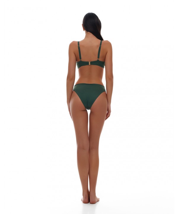 'SOLIDS' UNDERWIRED BIKINI TOP IN CUP D