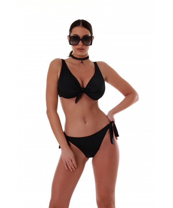 'SOLIDS' UNDERWIRED BIKINI TOP IN CUP E