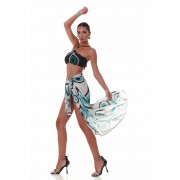 'CAT EYE' PRINTED LONG PAREO