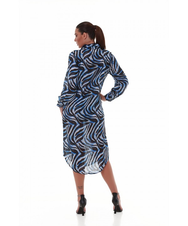 'SAFARI CHIC' ΦΟΡΕΜΑ ΜΕ 'V' ΛΑΙΜΟΚΟΨΗ