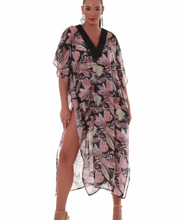 'CHIC CLASSICS' ΜΑΚΡΥ ΚΑΦΤΑΝΙ ΜΕ 'V' ΛΑΙΜΟΚΟΨΗ