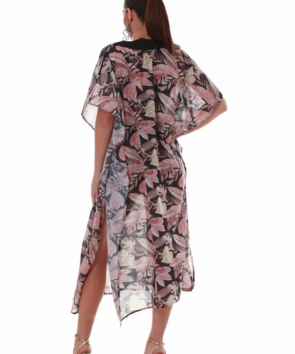 'CHIC CLASSICS' ΜΑΚΡΥ ΚΑΦΤΑΝΙ ΜΕ 'V' ΛΑΙΜΟΚΟΨΗ