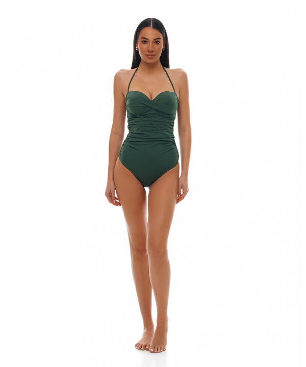 'SOLIDS' STRAPLESS ONEPIECE SWIMSUIT IN CUP D