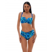 'BLUE LAGOON' ΨΗΛΟΜΕΣΟ ΜΠΙΚΙΝΙ ΣΛΙΠ ΜΕ ΤΥΠΩΜΑ