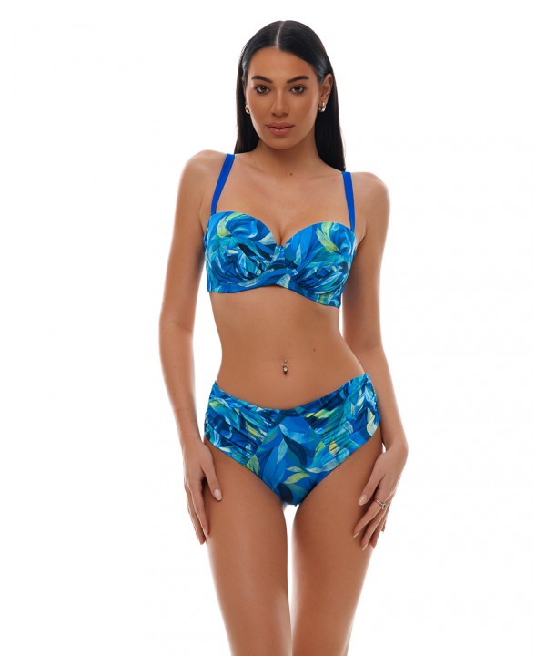 'BLUE LAGOON' ΨΗΛΟΜΕΣΟ ΜΠΙΚΙΝΙ ΣΛΙΠ ΜΕ ΤΥΠΩΜΑ