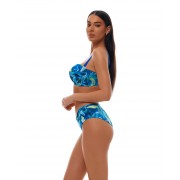 'BLUE LAGOON' ΨΗΛΟΜΕΣΟ ΜΠΙΚΙΝΙ ΣΛΙΠ ΜΕ ΤΥΠΩΜΑ