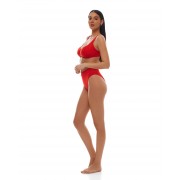 'SOLIDS' UNDERWIRED BIKINI TOP IN CUP E