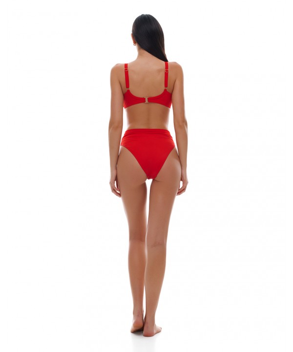 'SOLIDS' UNDERWIRED BIKINI TOP IN CUP E