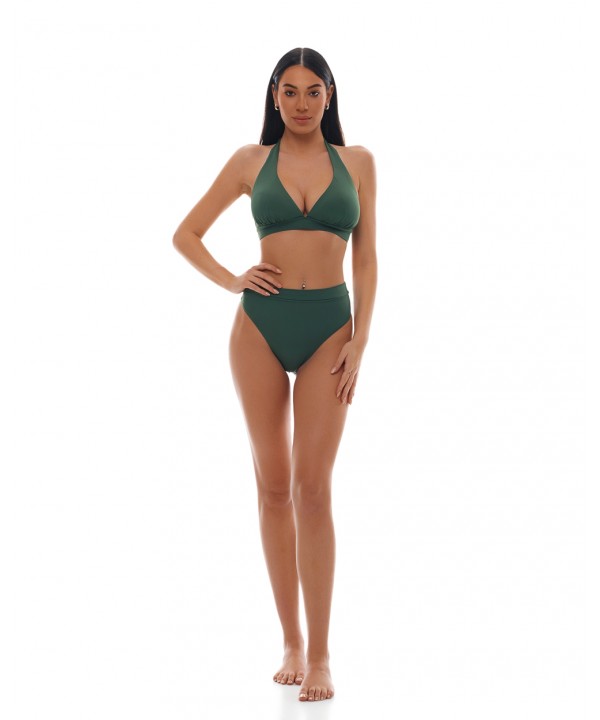 'SOLIDS' HIGH WAISTED BRAZILIAN BIKINI SLIP