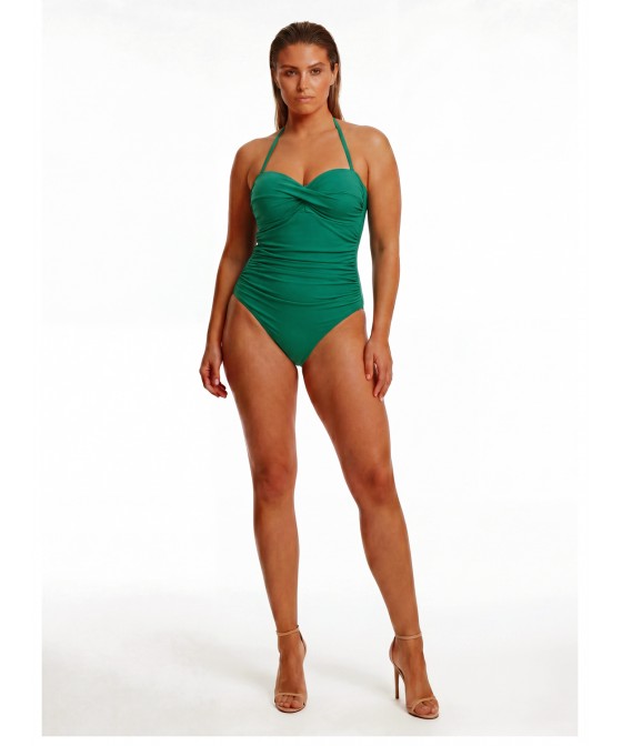 'SOLIDS' STRAPLESS ONEPIECE SWIMSUIT IN CUP D