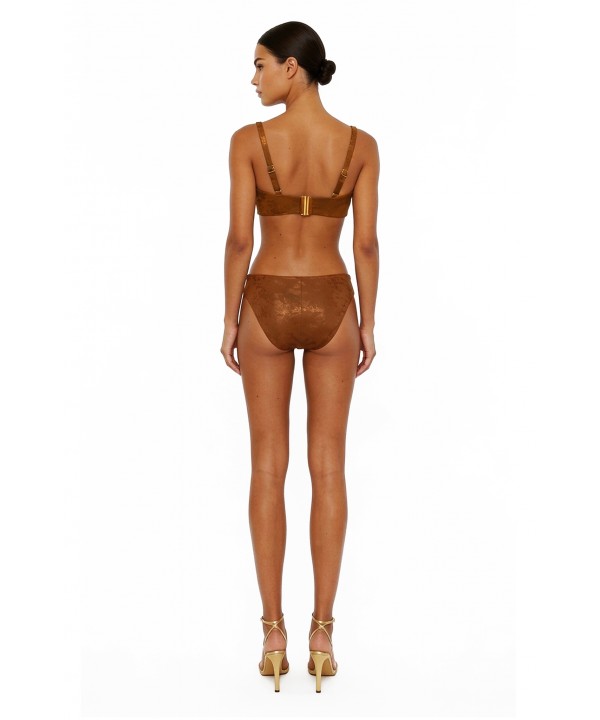 'REFLECTION' STRAPLESS UNDERWIRE BIKINI TOP IN CUP D