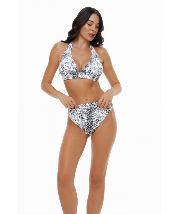 'LUXE FOR LESS' HALTER ΜΑΓΙΟ ΜΠΙΚΙΝΙ ΤΟΠ ΣΕ CUP D