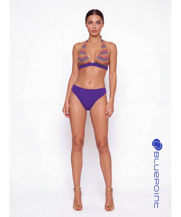'INDIANA' PRINTED TRIANGLE BIKINI TOP