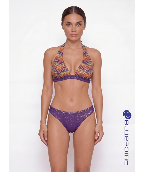 'INDIANA' PRINTED TRIANGLE BIKINI TOP