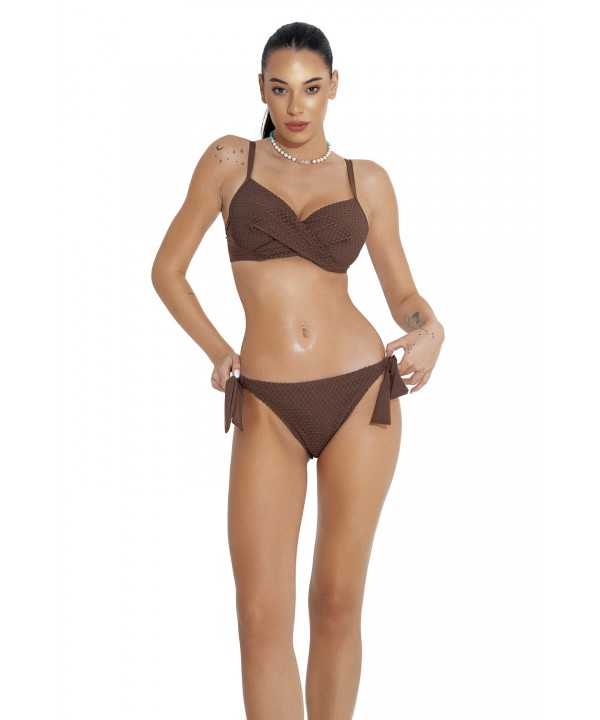 'CHOCO LOVERS' ΜΠΙΚΙΝΙ ΤΟΠ ΜΕ ΜΠΑΝΕΛΑ ΣΕ CUP D