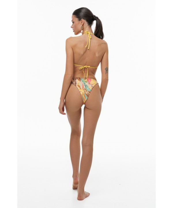 'YELLOW MELLOW' TRIANGLE SWIMWEAR BIKINI TOP