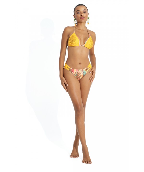 'YELLOW MELLOW' CUT-OUTS SWIMWEAR BIKINI SLIP