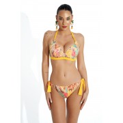 'YELLOW MELLOW' FULL BOTTOM WITH BUNNY TIES