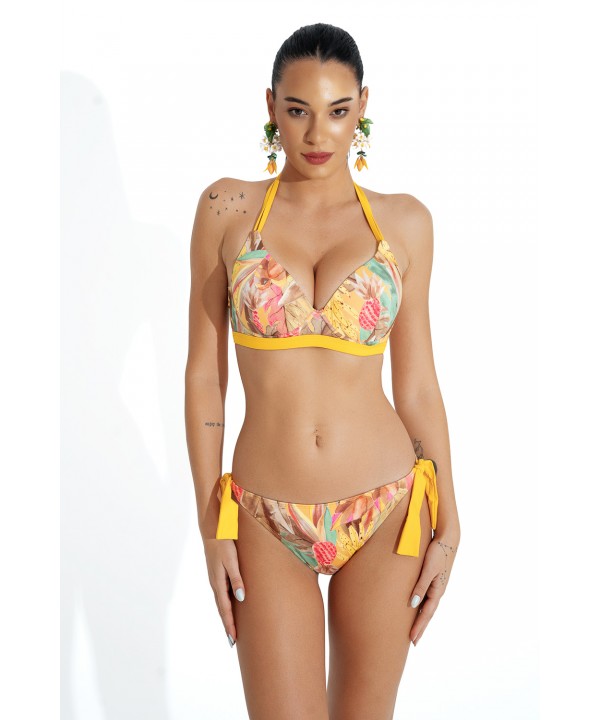 'YELLOW MELLOW' FULL BOTTOM WITH BUNNY TIES