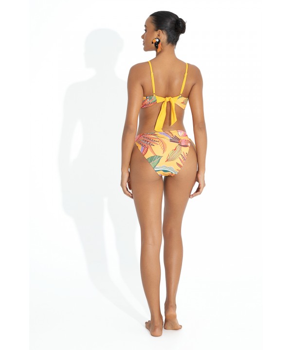 'HOT TROPIC' ΜΠΟΥΣΤΑΚΙ ΜΠΙΚΙΝΙ CROP ΤΟΠ ΜΕ ΤΥΠΩΜΑ