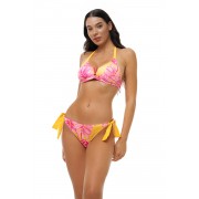 'SUN BLOCK' UNDERWIRED BIKINI TOP IN CUP D