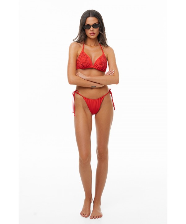 'WILD SPARKLE' TRIANGLE SWIMWEAR BIKINI TOP