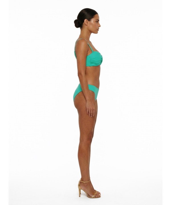 'SOLIDS' STRAPLESS UNDERWIRED BIKINI TOP IN CUP D