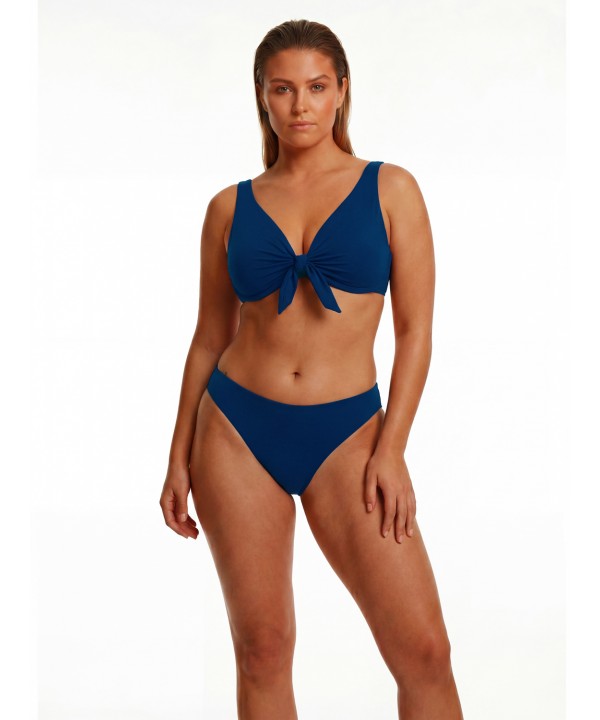 'SOLIDS' UNDERWIRED BIKINI TOP IN CUP E