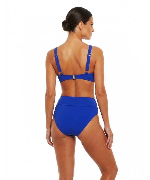 'SOLIDS' UNDERWIRED BIKINI TOP IN CUP D