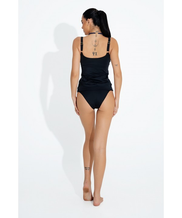 'SOLIDS' MONOCHROME TANKINI TOP 