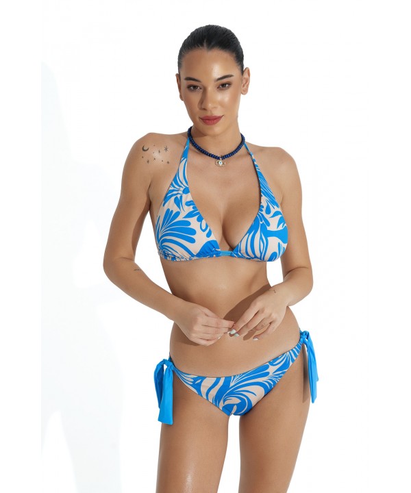 'TRUE BLUE' HALTER ΜΑΓΙΟ ΜΠΙΚΙΝΙ ΤΟΠ ΣΕ CUP C