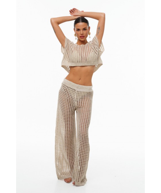 'MAGIC COTTON' ΠΛΕΚΤΟ ΔΙΑΤΡΗΤΟ ΠΑΝΤΕΛΟΝΙ ΠΑΡΑΛΙΑΣ