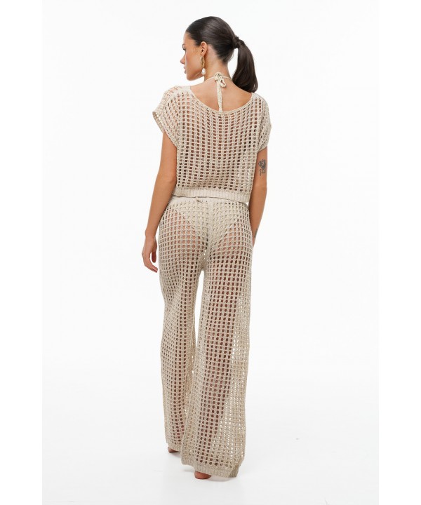 'MAGIC COTTON' ΠΛΕΚΤΟ ΔΙΑΤΡΗΤΟ ΠΑΝΤΕΛΟΝΙ ΠΑΡΑΛΙΑΣ