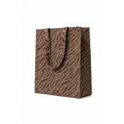 'CHOCO LOVERS' ZEBRA PRINTED BEACH BAG