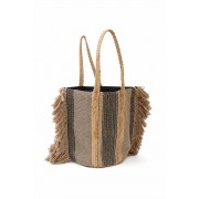 'PASSPARTOUT' BEACH BAG WITH CROCHET DETAILS