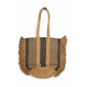 'PASSPARTOUT' BEACH BAG WITH CROCHET DETAILS